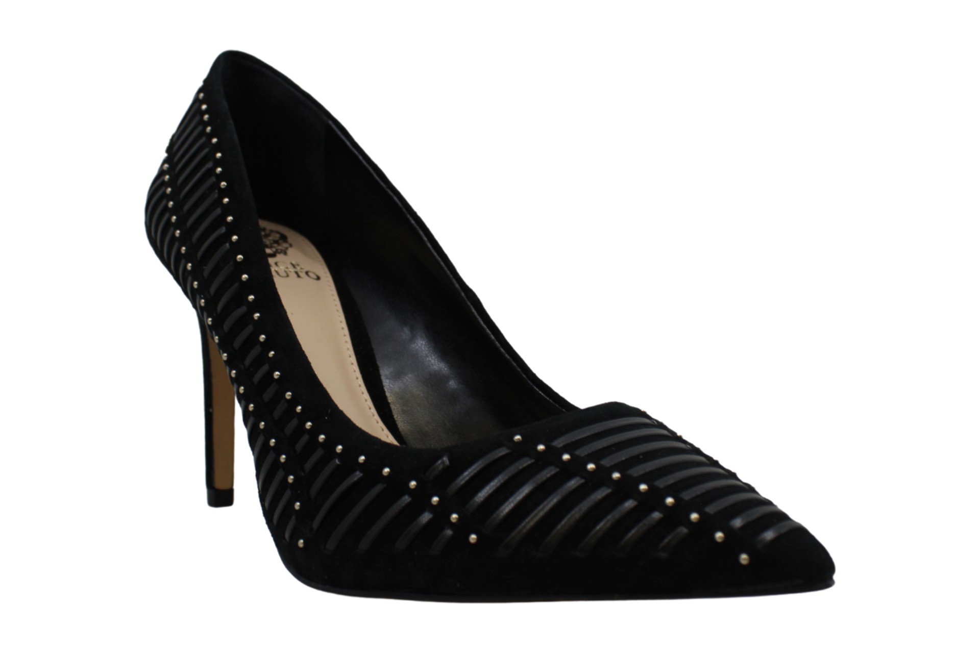 Vince Camuto Womens Narissa Leather Pointed Toe Classic Pumps, Black