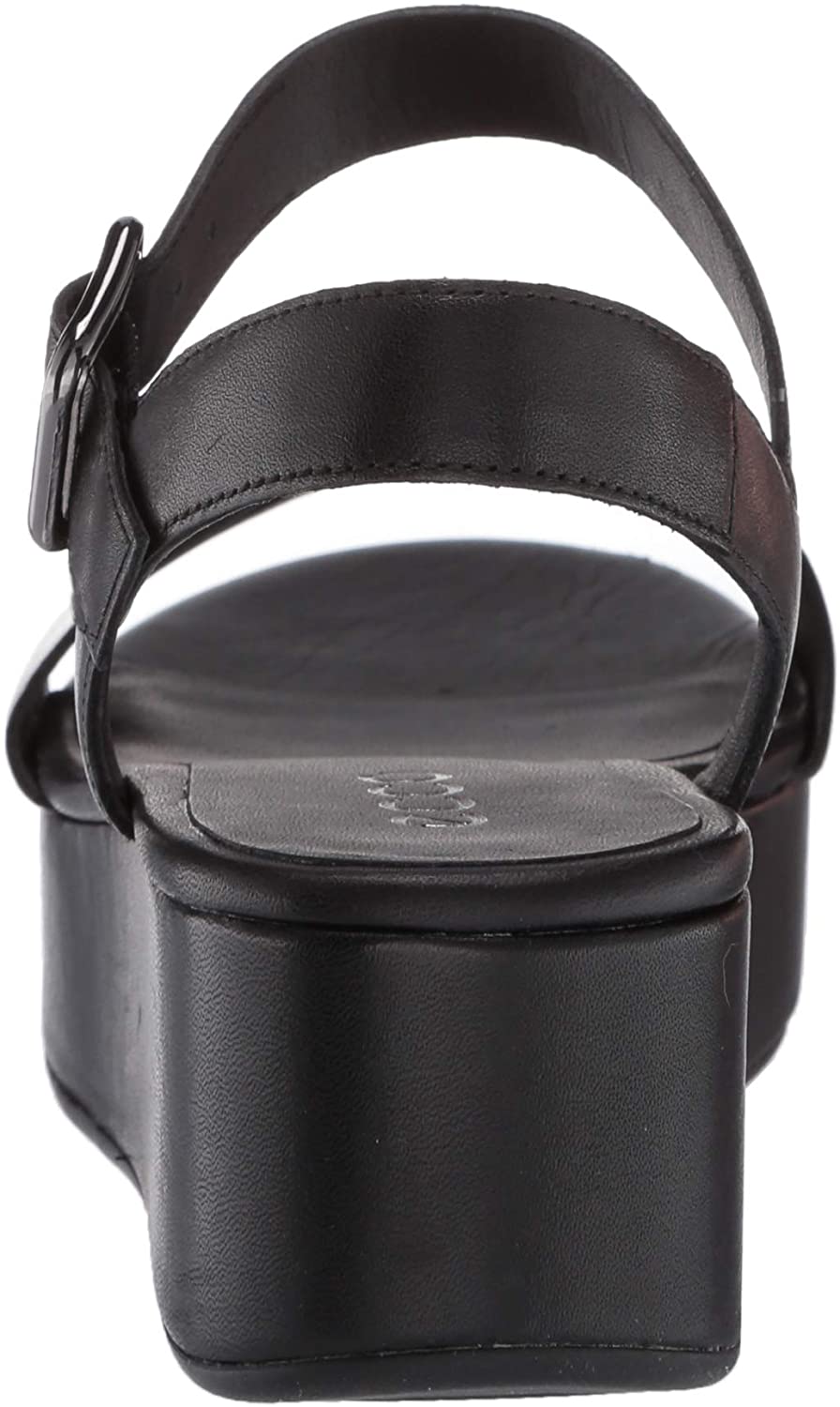 plateau ankle strap flat