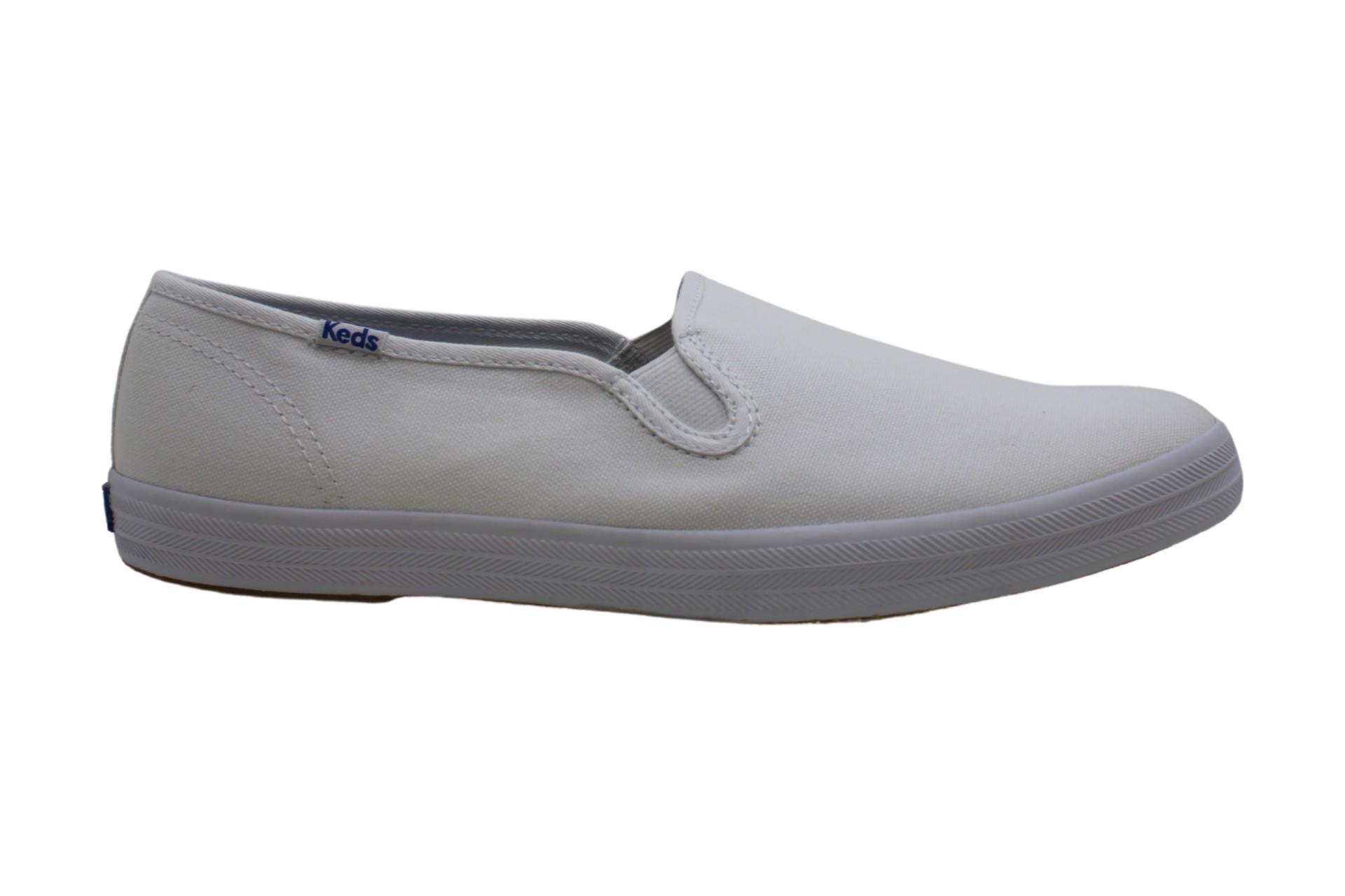 Keds Women�s Shoes champion Canvas Low Top Slip On, White