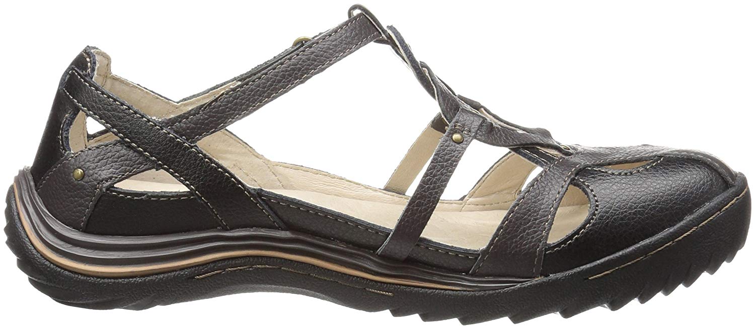 Jambu Womens Spain Closed Toe Ankle Strap Slingback Flats, Black Earth, Size 6.0 | eBay