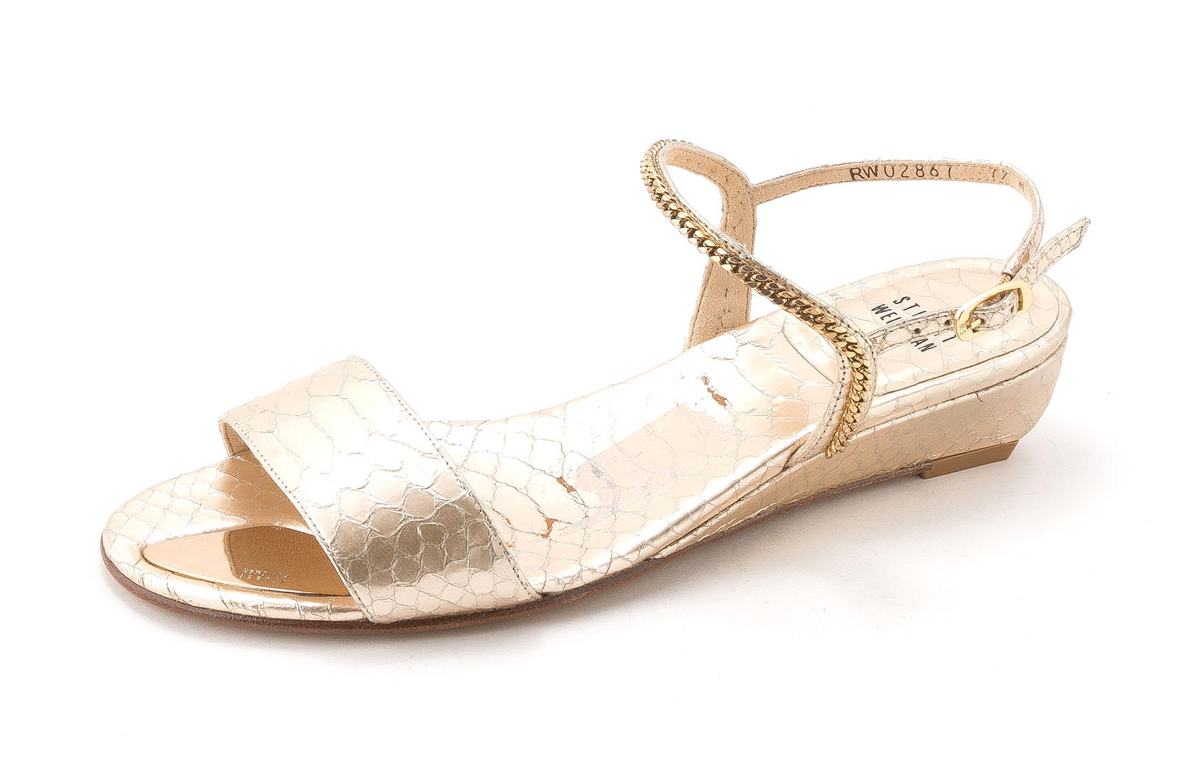 Stuart Weitzman SWEEPER Damenschuhe Wedged Sandales Cava Metal Python 7.5 Stuart Weitzman SWEEPER Damenschuhe Wedged Sandales Cava Metal 7.5 Python 7.5 Metal 78ee05