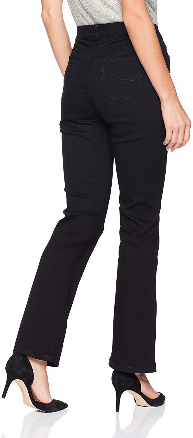 Lee Women's Petite Flex Motion Regular Fit Bootcut Jean, Black, Size 12 ...