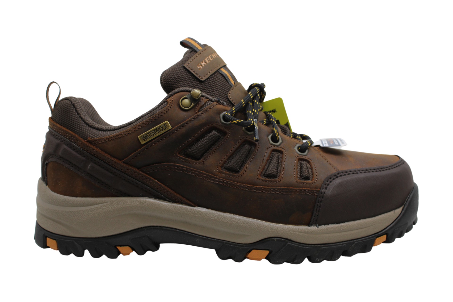 Skechers Men's Shoes Relment Semego Leather Cap Toe Ankle, Dkbr, Size ...