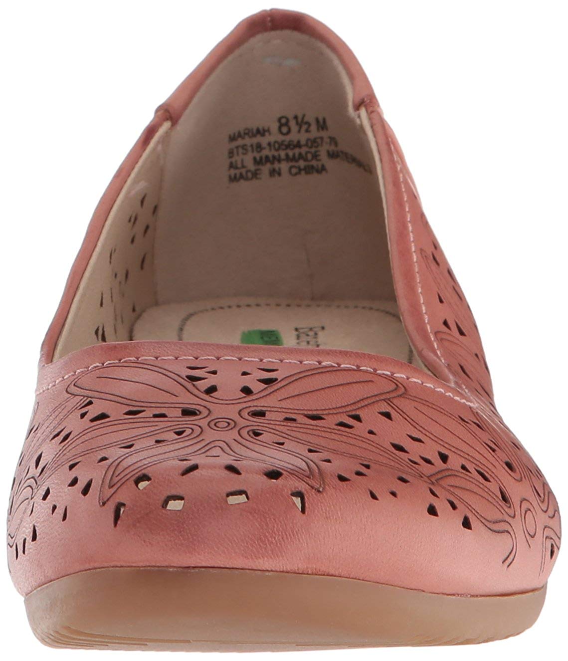 round toe ballerina flats