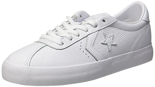 Converse Mens Breakpoint Ox Leather Low Top, White (White/White/White