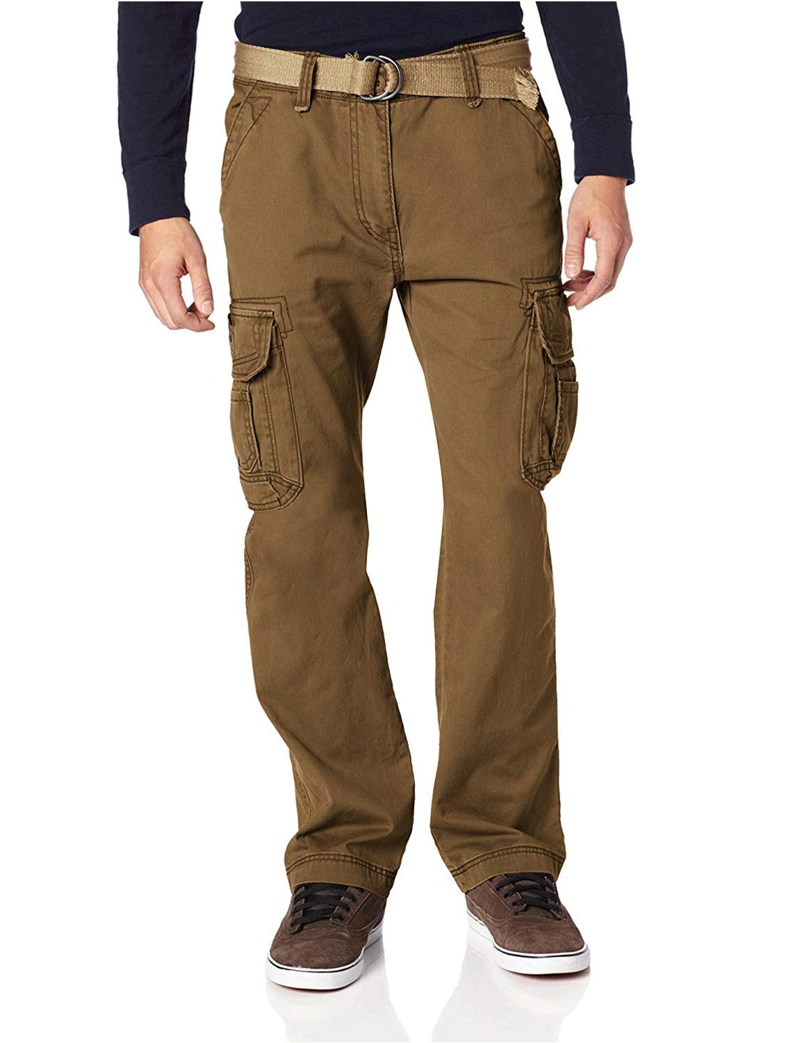 Unionbay Men's Survivor Iv Relaxed Fit Cargo Pant, Golden Brown, Size ...