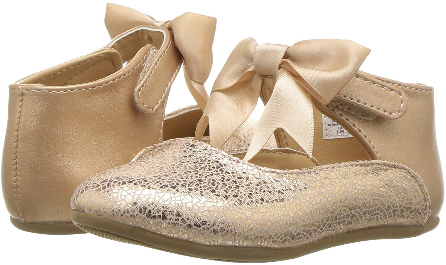 Baby Deer Baby Girl�s First Steps Metallic Mary Jane with