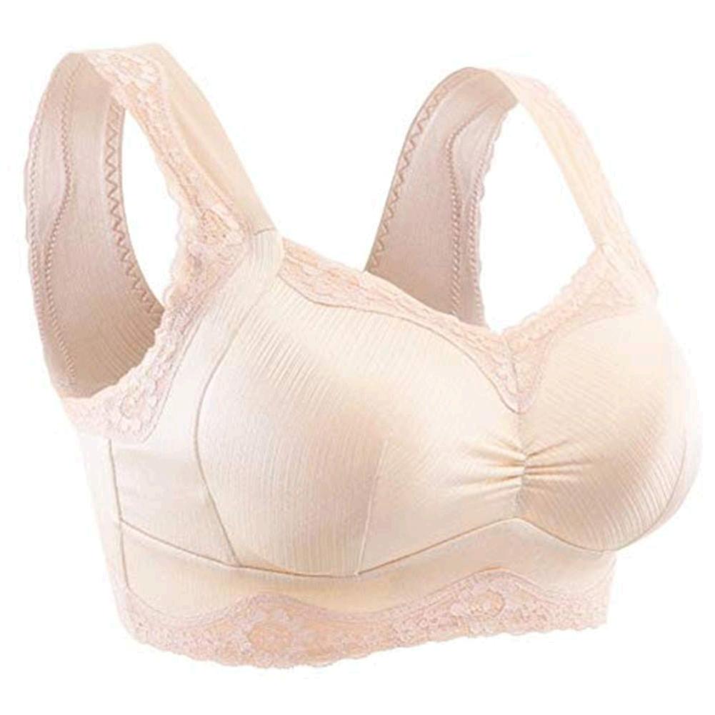 Kahioe Pocket Bra With Lighe Silicone Breast, Light Beige, Size Xl For 