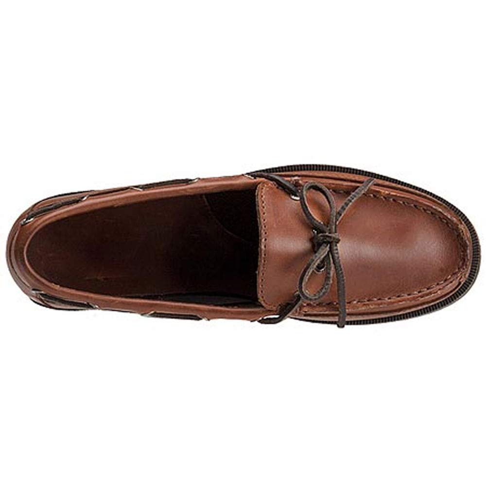 Life Outdoors Mens 1-Eye Deck Leather Closed Toe Boat Shoes, Brown ...