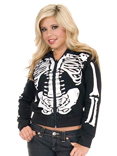 women's skeleton hoodie