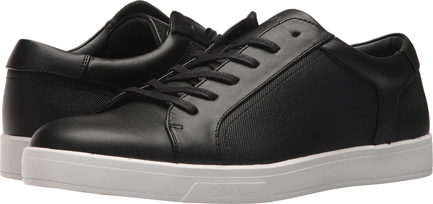 Calvin Klein Mens Bowyer Leather Low 