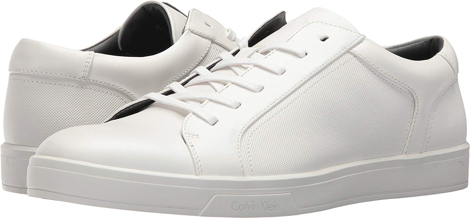 calvin klein white sneakers men