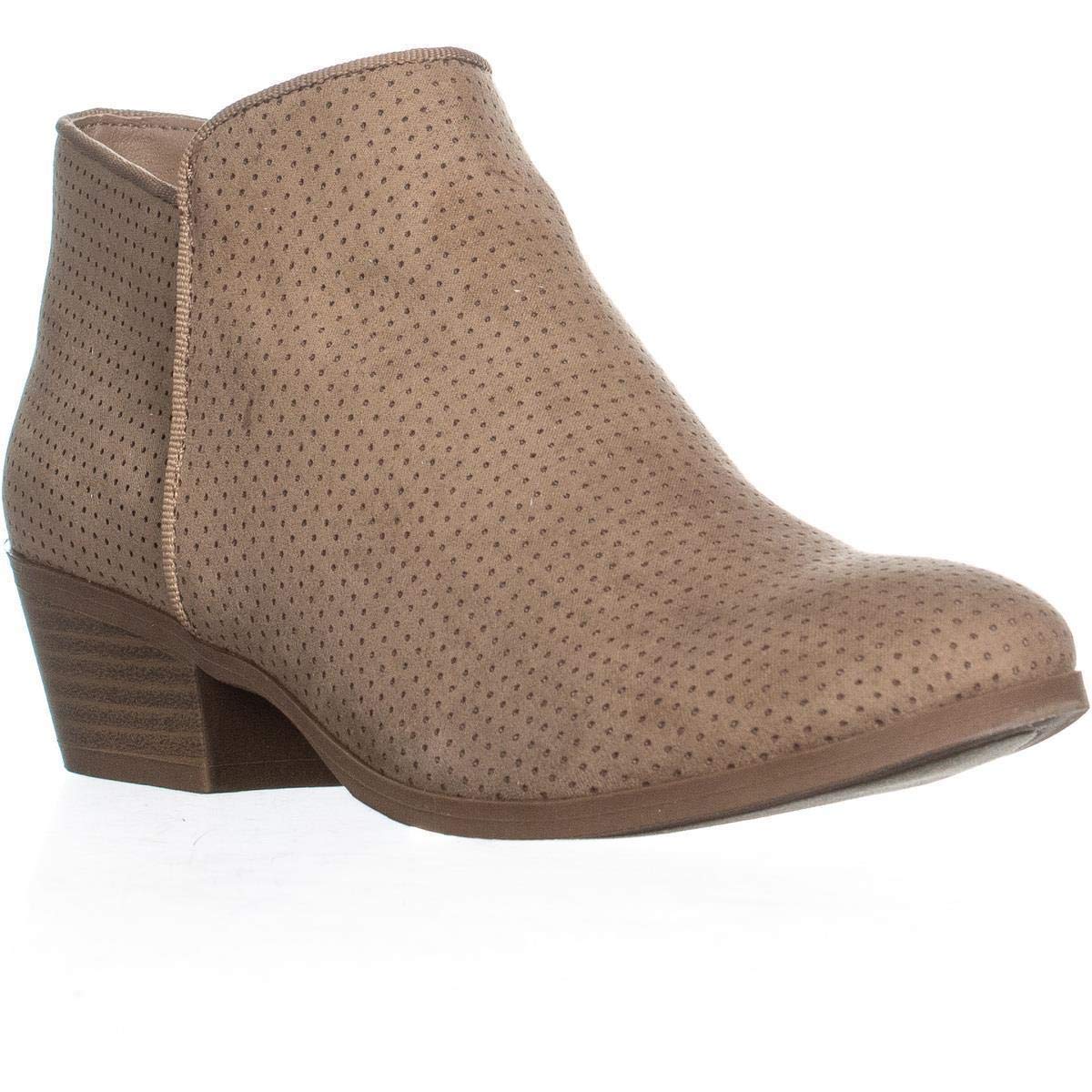 Style & Co. Womens Warrenn Almond Toe Ankle Fashion Boots, Tan, Size 8. ...
