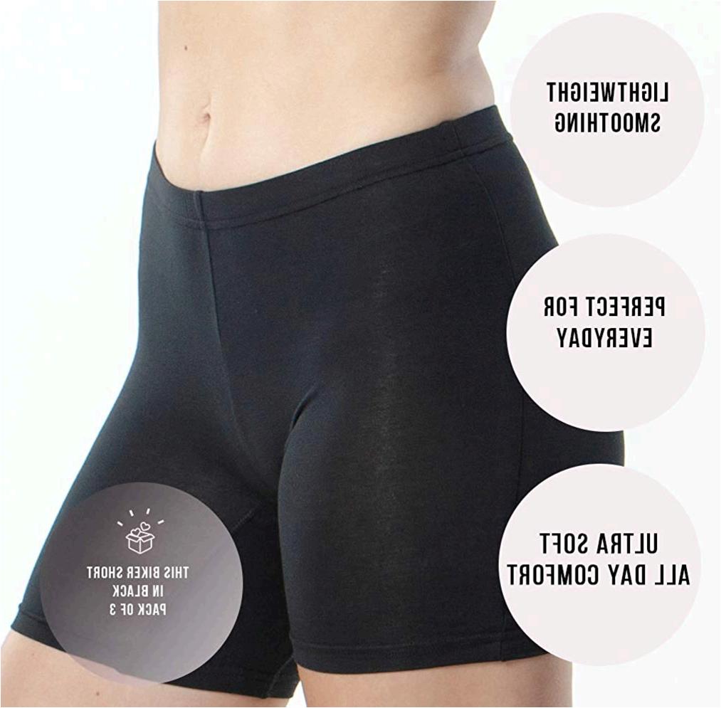black bike shorts cotton