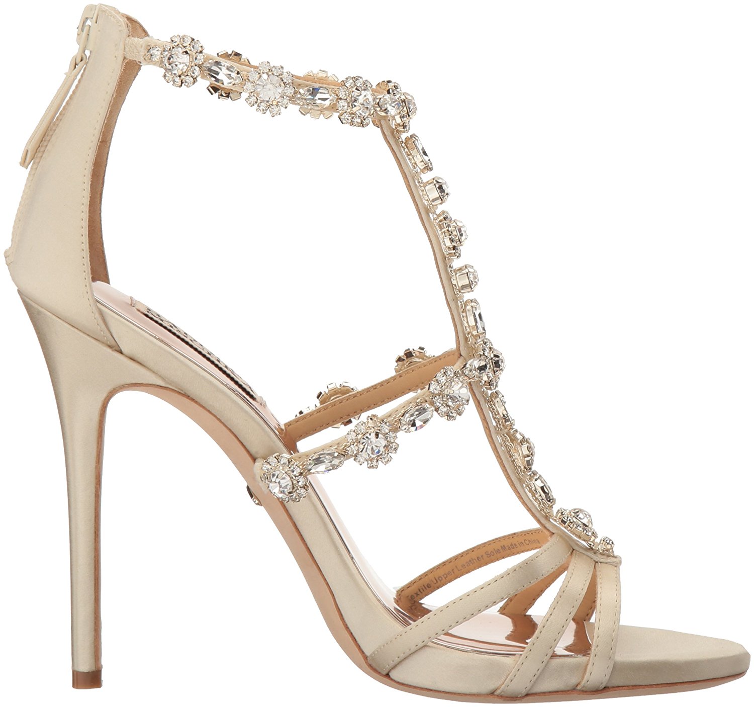 badgley mischka t strap heel