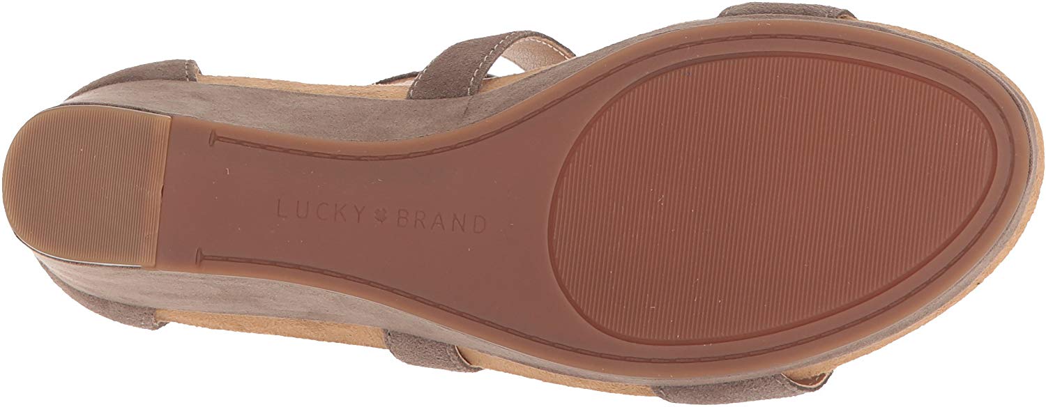 Lucky Brand Women's Kenadee Wedge Sandal, Brindle, Size 9.5 | eBay