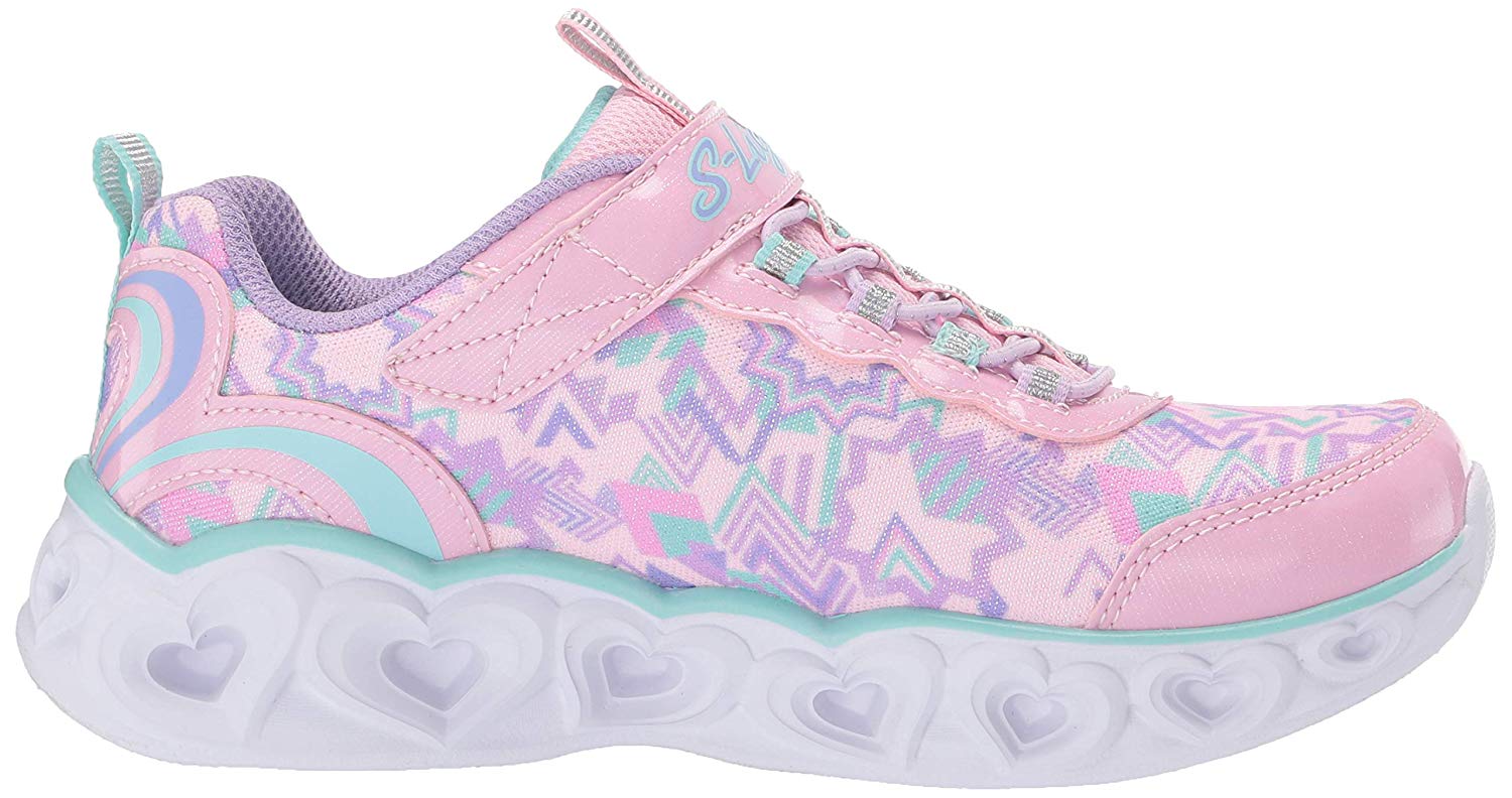 Details About Skechers Kids Heart Lights Sneaker