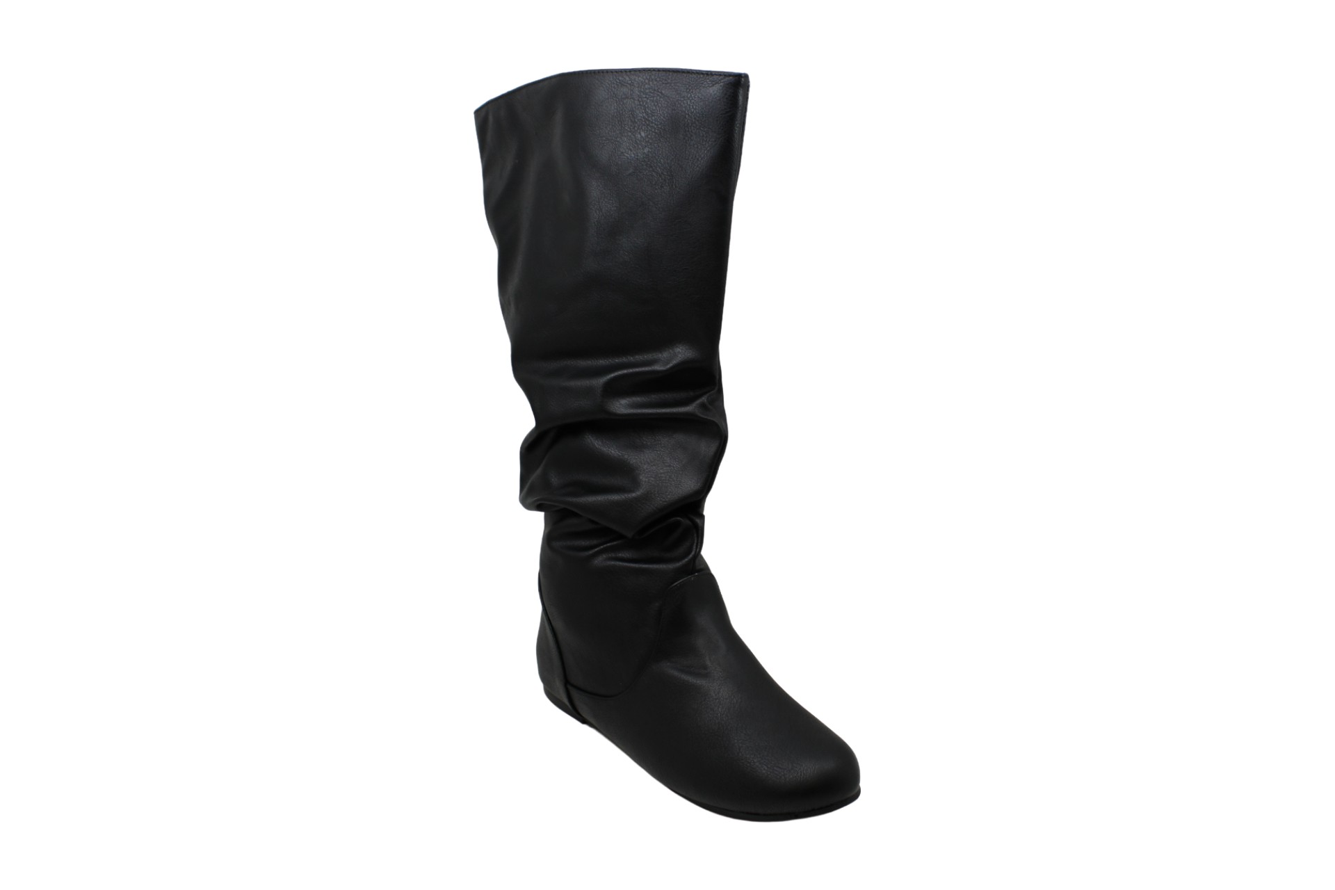 Brinley Co. Womens Extra Wide-Calf Mid-Calf Slouch Riding Boots, Black, Size 7.5 | eBay
