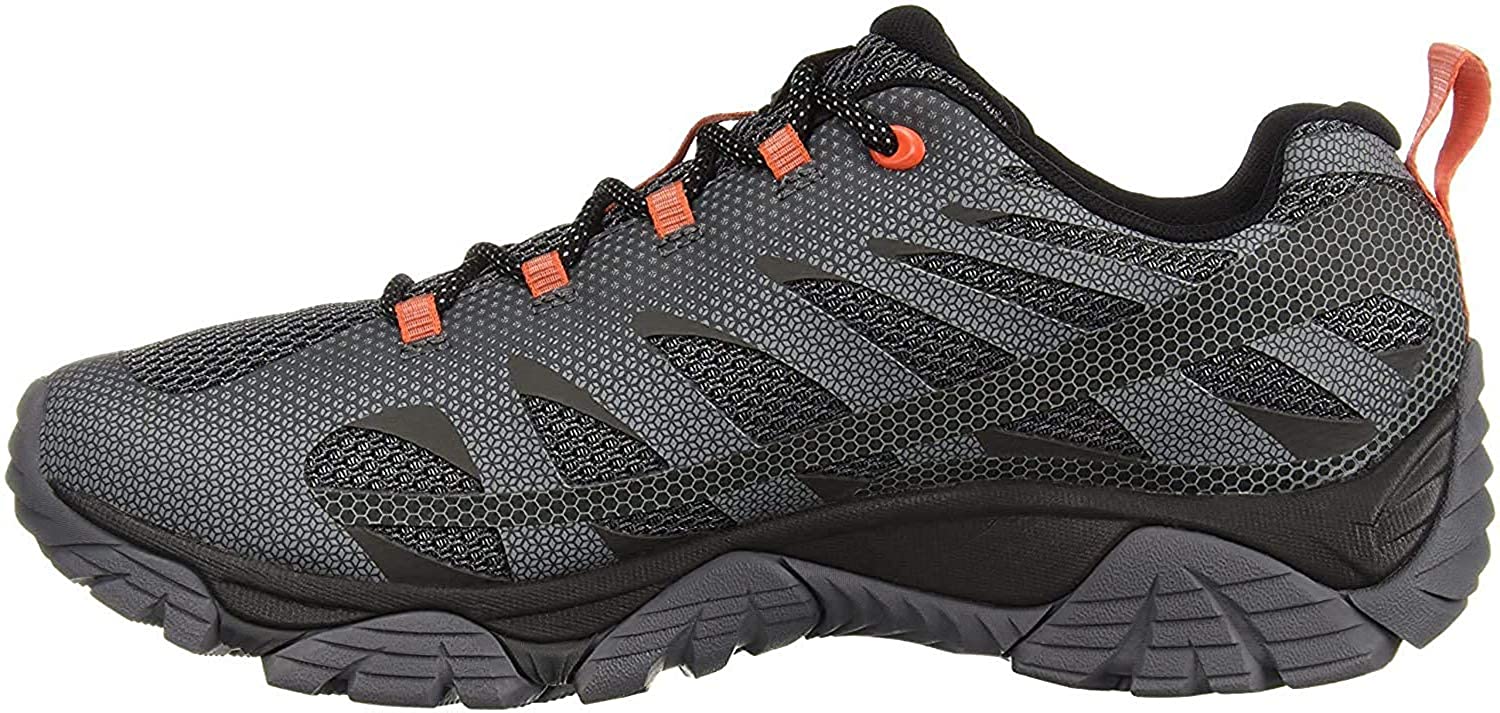 Merrell Mens J77413 Low Top Lace Up Trail Running Shoes, Monument, Size ...