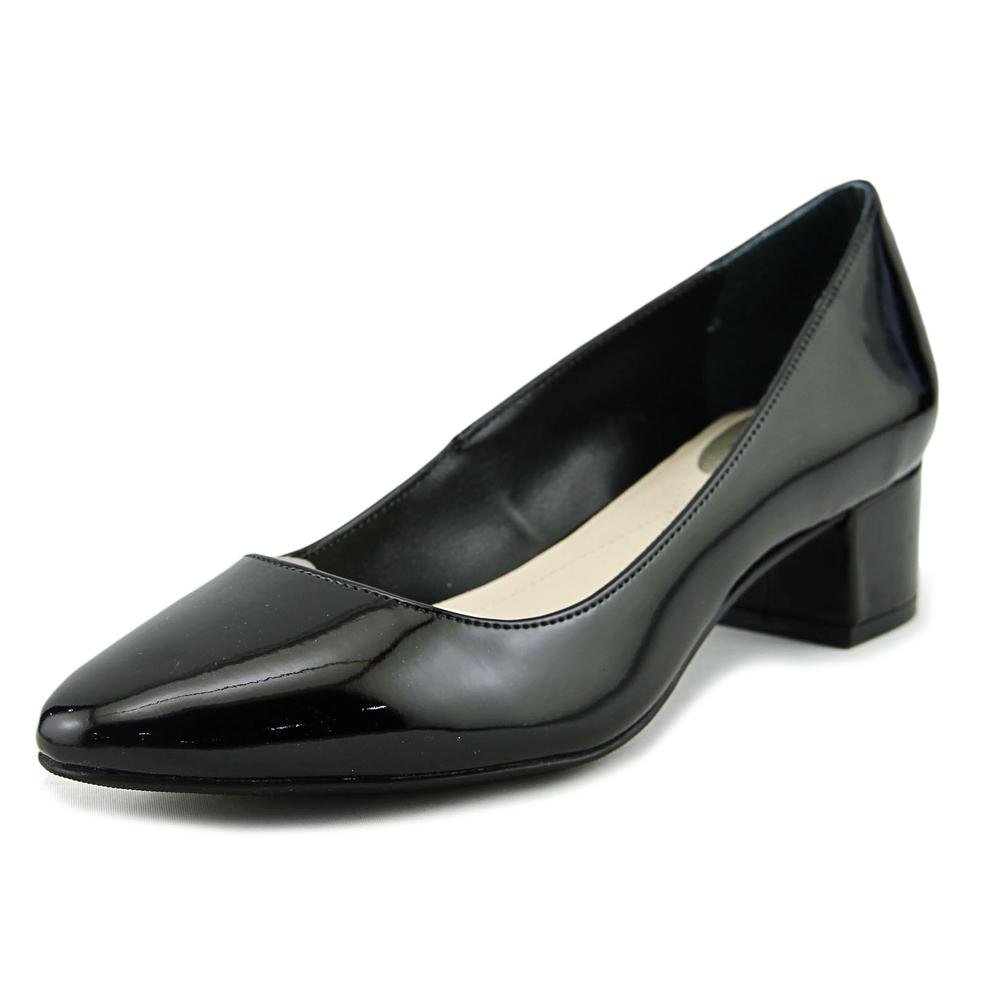 Alfani Womens Daleah Pointed Toe Classic Pumps, Black Patent, Size 6.0 ...