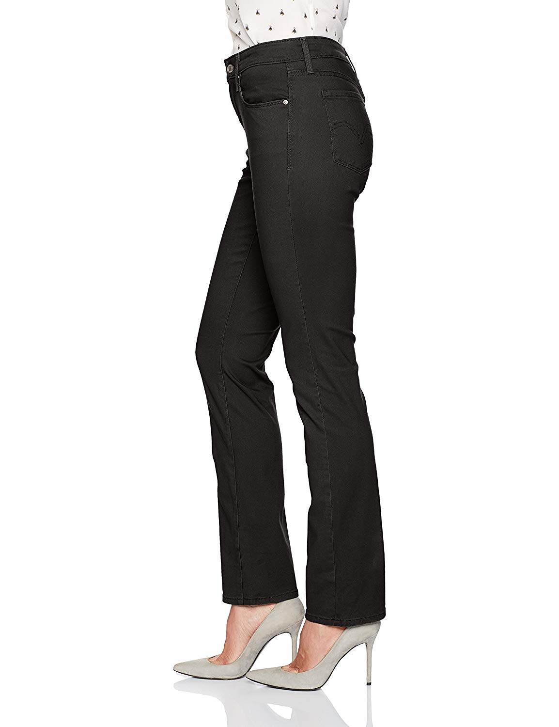 black skinny levi's womens