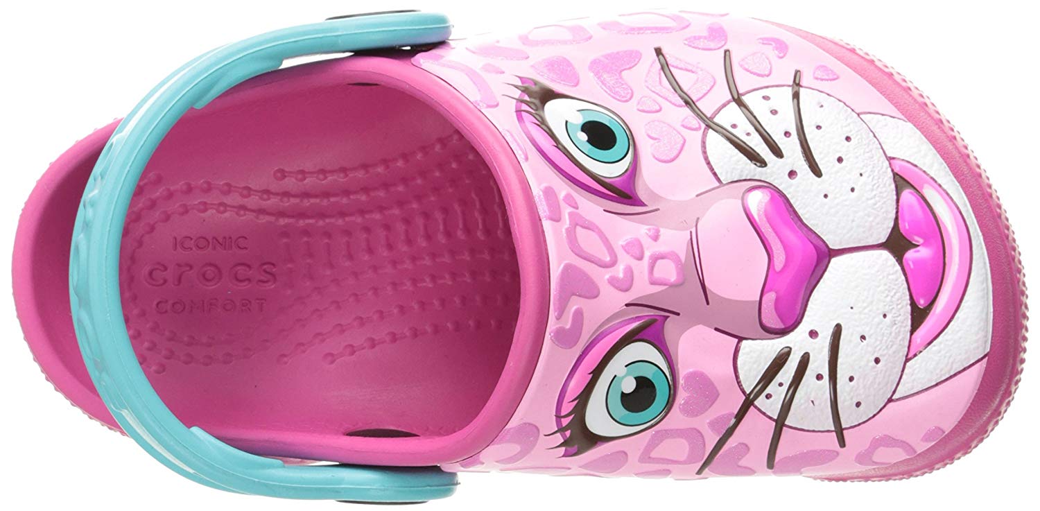 crocs felicity clog leopard