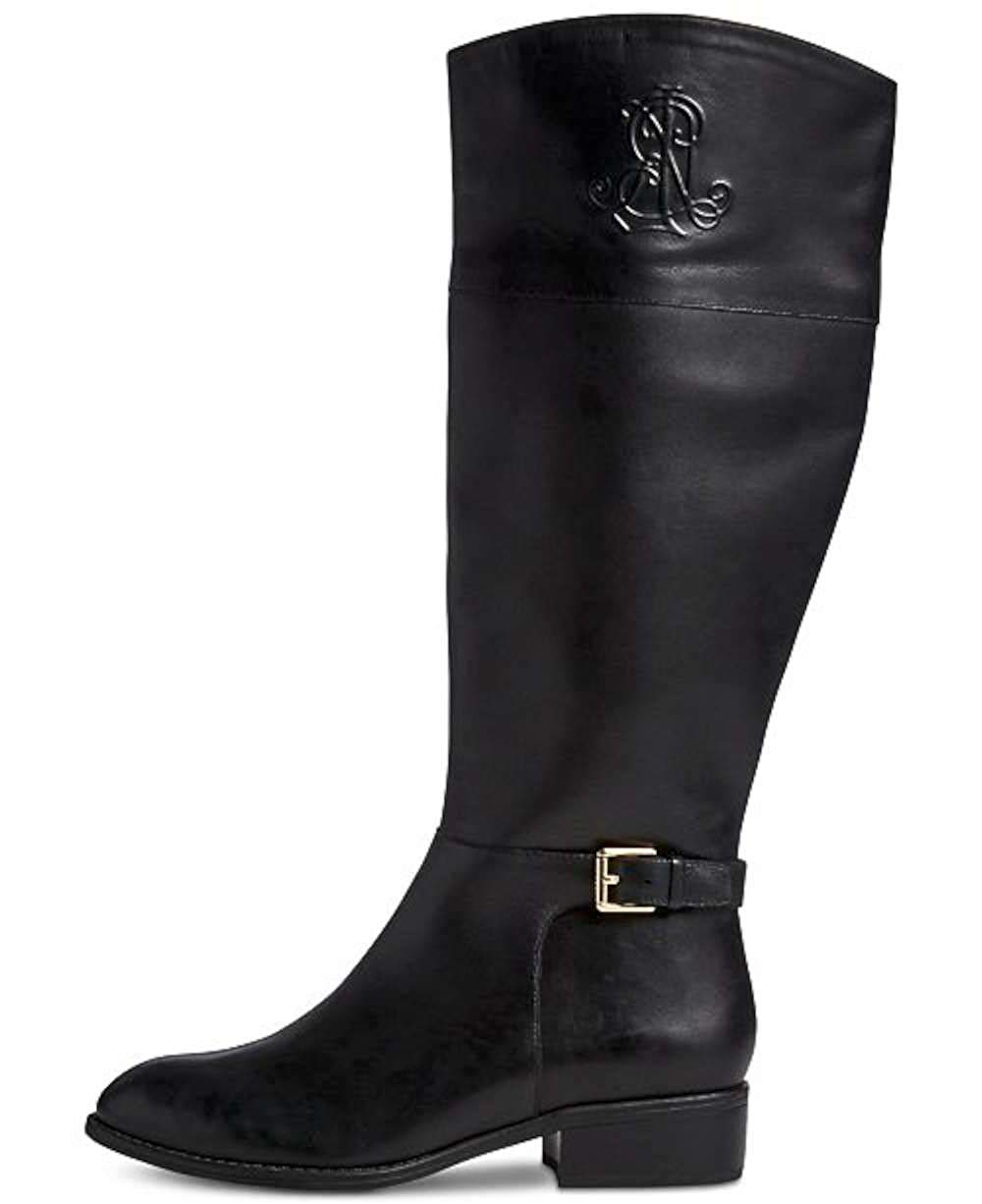 ralph lauren women's leather boots
