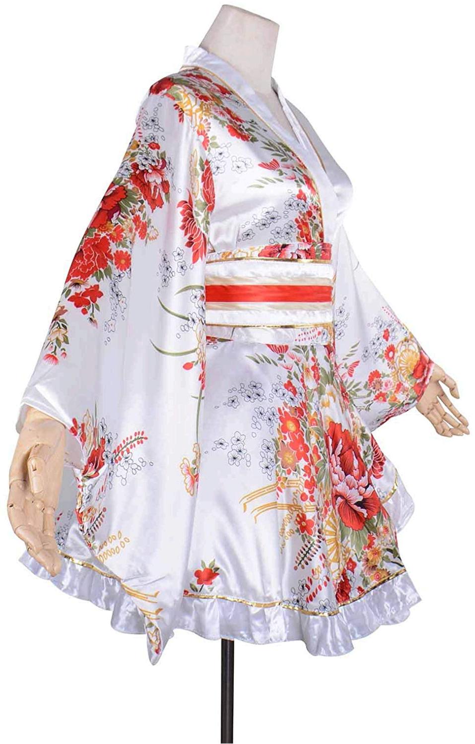 Download Sexy Short Kimono Costume Adult Women's Japanese Geisha ...