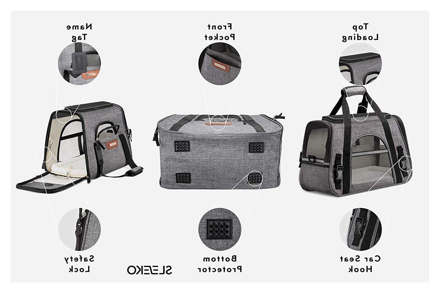 Luxury Pet Carrier Airline Approved Premium Under Seat Compatibility