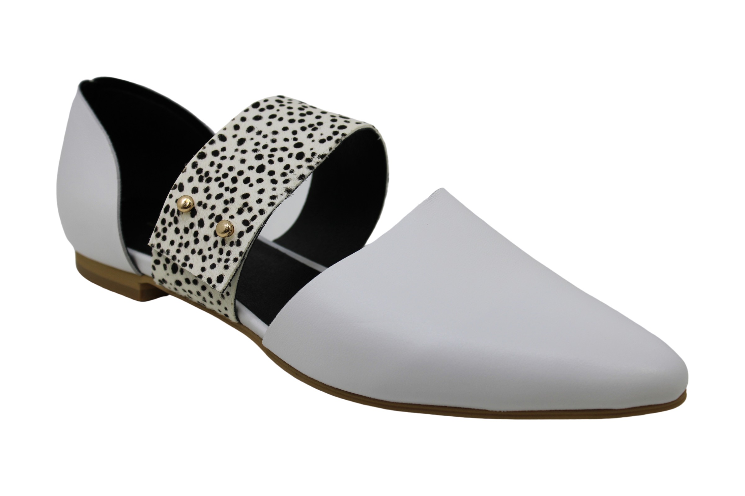 All Black Womens Jungle Leather Closed Toe Loafers, White ...