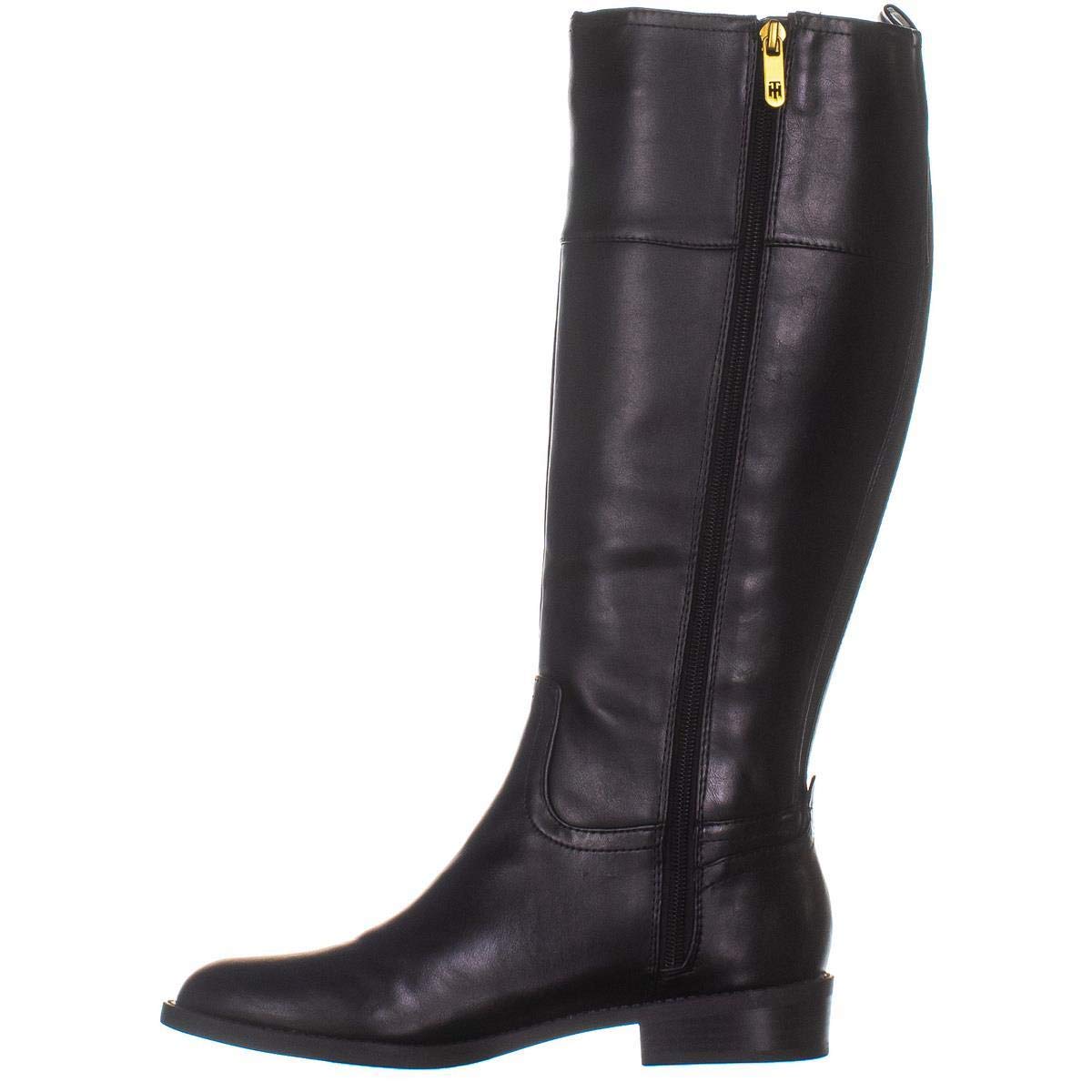 Tommy Hilfiger Womens ILIA4 Closed Toe Knee High Fashion Boots, Black ...