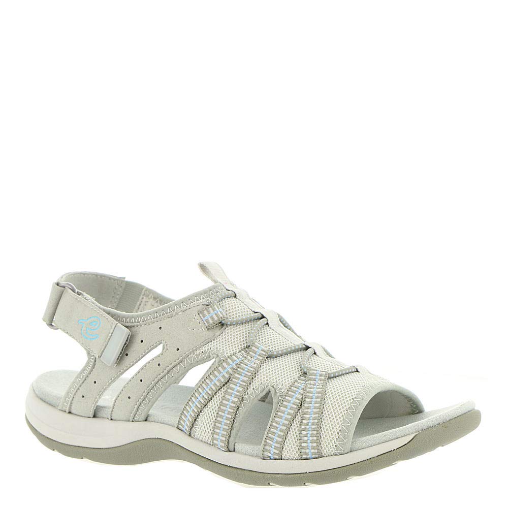 Easy Spirit Womens Spark2 Fabric Open Toe Walking Sport Sandals, Mist