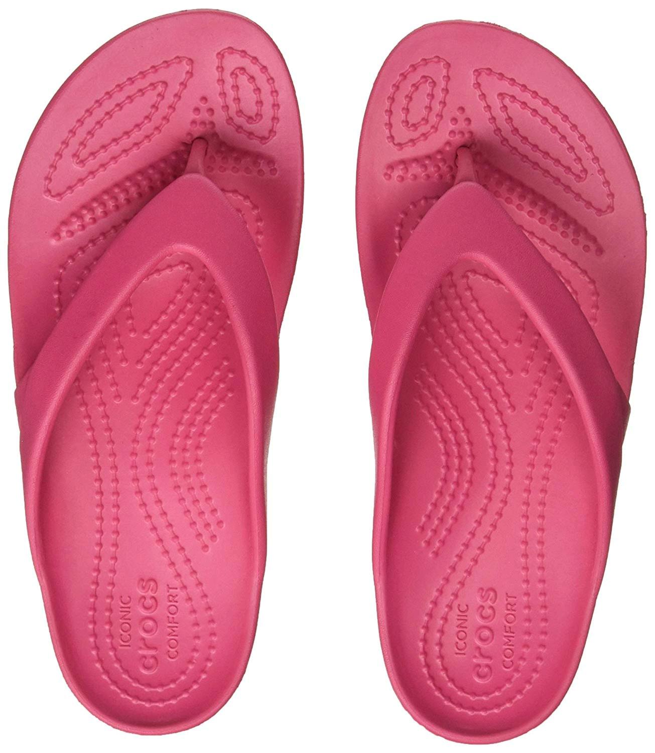 Crocs Women's Kadee II Flip Flop | Casual Lightweight, Paradise Pink ...