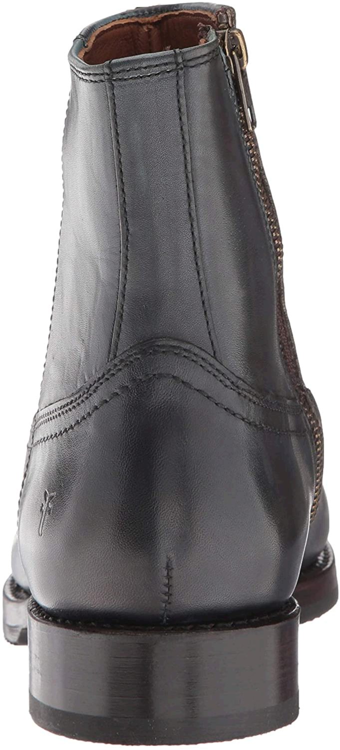 sawyer zip front boot leather
