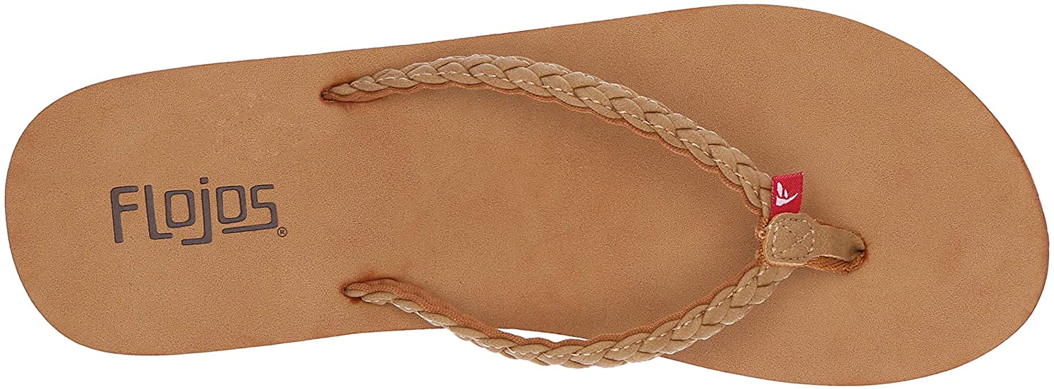 flojos tan flip flops