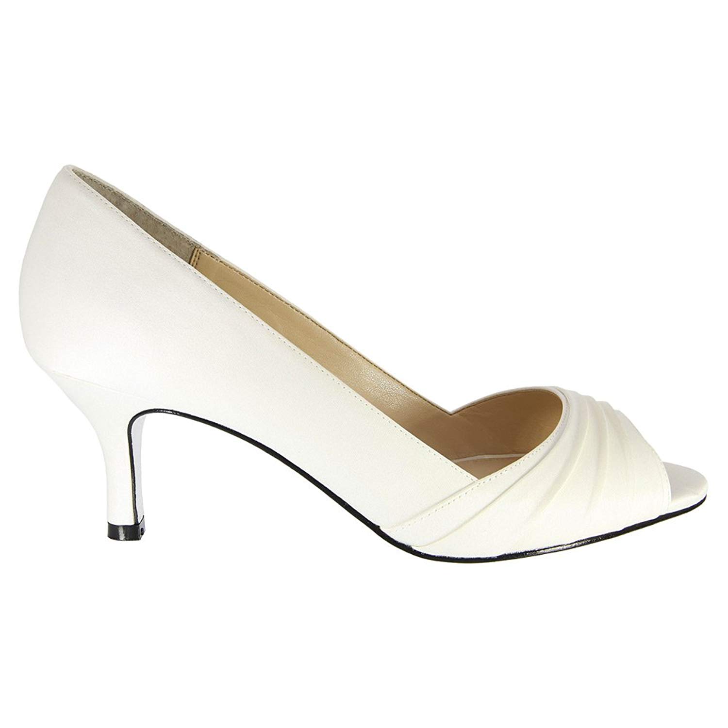 Nina Frauen Peep Carolyn Peep Frauen Toe Klassische Pumps Weiss Groesse 6 US /37 EU 03665c Nina Frauen Peep Carolyn Peep Frauen Toe Klassische Pumps Weiss Groesse 6 US /37 EU 03665c