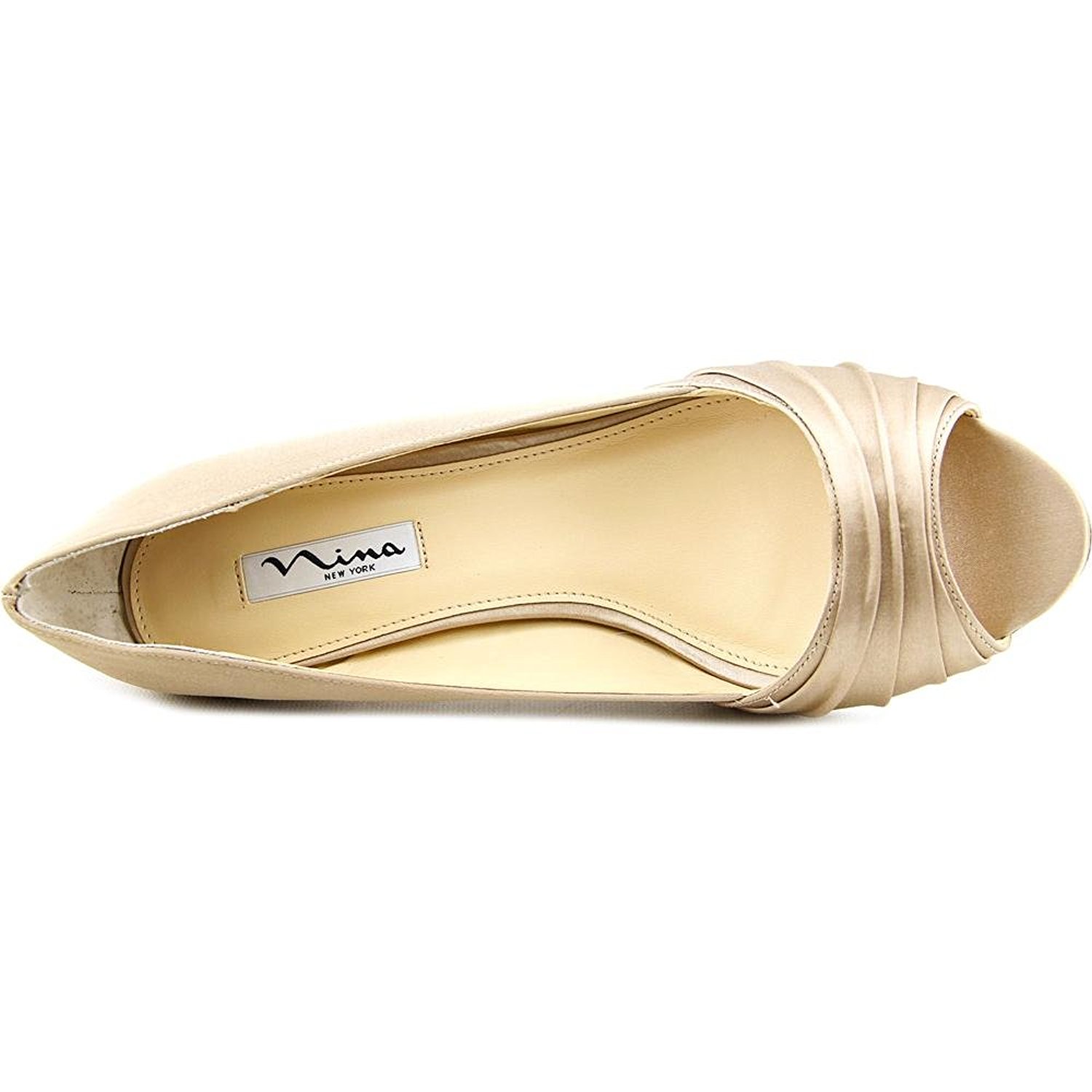 Nina Nina Nina Womens Carolyn Leather Peep Toe Classic Pumps 4d1ba0 Nina Nina Nina Womens Carolyn Leather Peep Toe Classic Pumps 4d1ba0