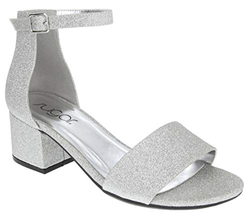 silver block heels dsw