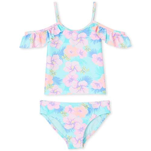 AZUREUS The Childrens Place Girls Two Piece Swimsuit