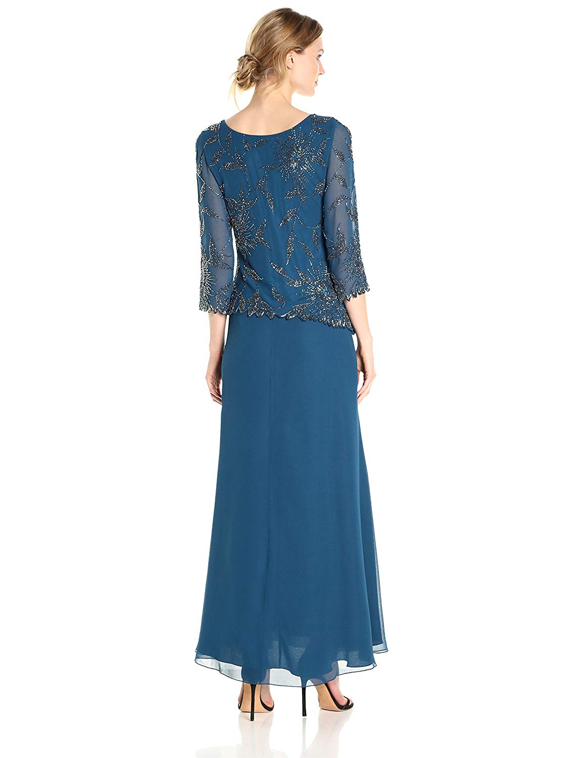 j kara teal gown