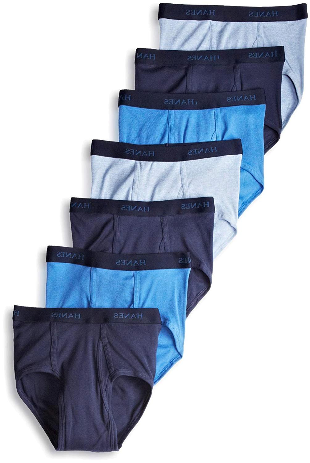 Hanes Ultimate Men's FreshIQ ComfortSoft Briefs (7 Pack),, Blues, Size ...