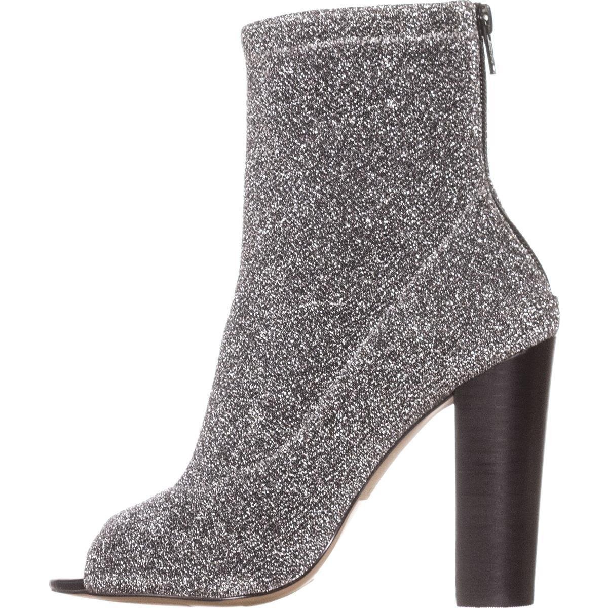 Aldo Womens Loviradda-81 Open Toe Ankle Fashion Boots, Silver, Size 6.5 ...