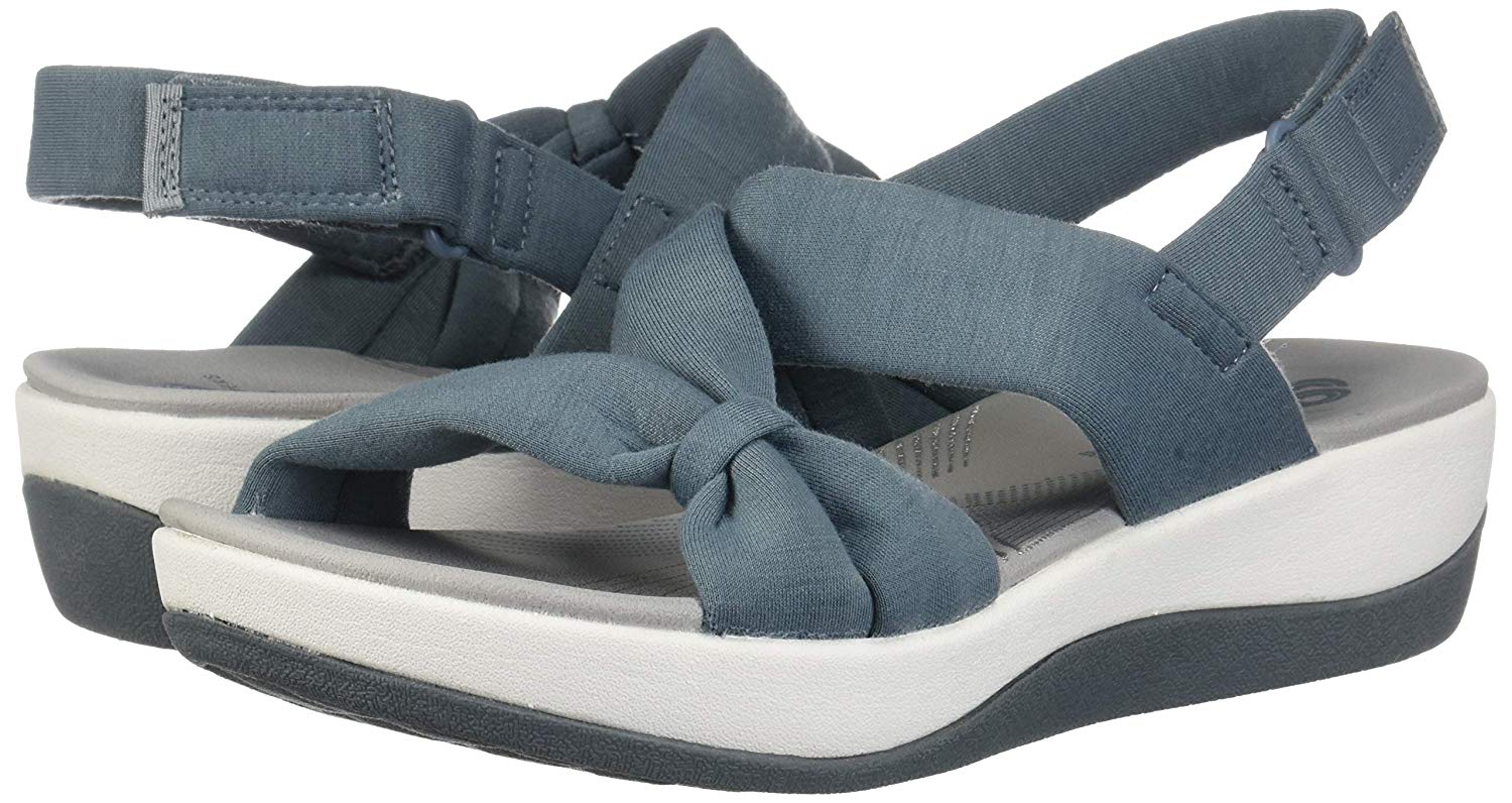 CLARKS Women's Arla Primrose Sandal, Blue Gray, Size 7.0 CP3S | eBay