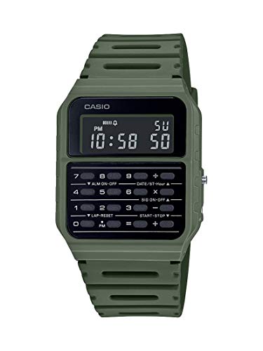 Casio Data Bank Quartz Watch with Resin Strap, Green, 24.1, Green, Size No Size | eBay