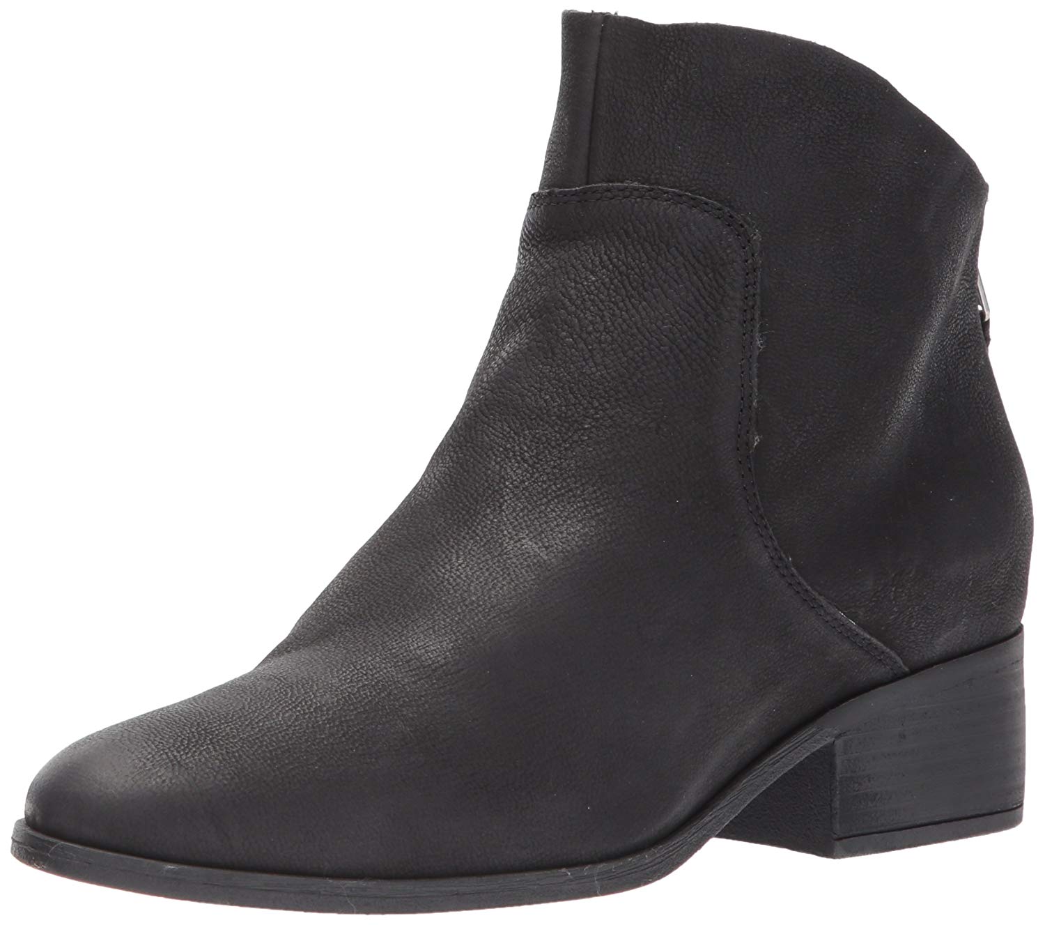 Lucky Brand Womens LAHELA Leather Almond Toe Ankle Fashion, Black, Size ...