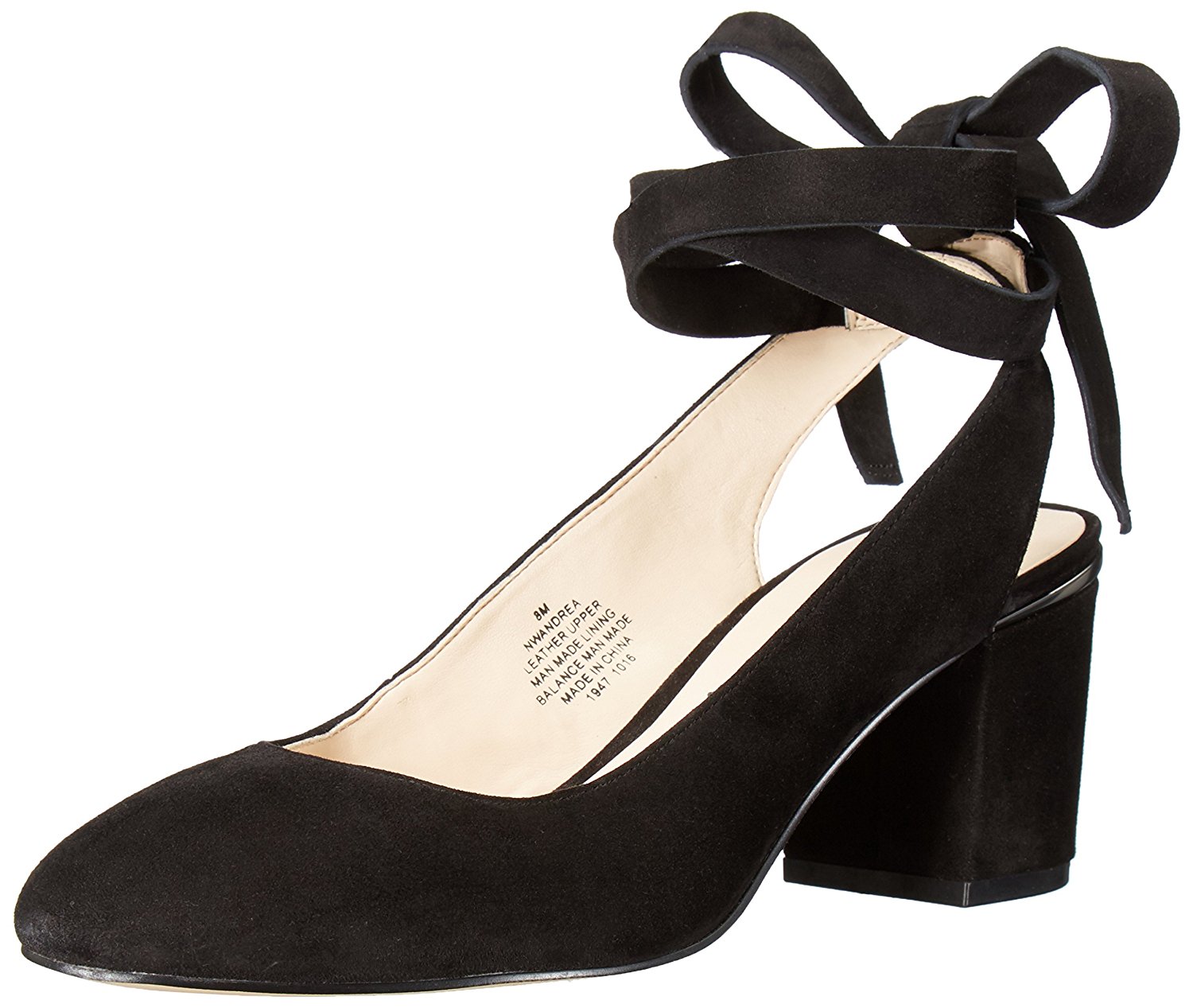 Nine West Women's Andrea Suede Dress Pump Black Size 7.0 mvrn Nine West Women's Andrea Suede Dress Pump Black Size 7.0 mvrn