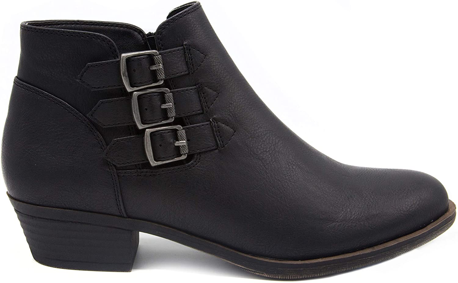 LONDON FOG Womens Tommy Ankle Boot, Black, Size 7.0 klgZ 191045626482 ...
