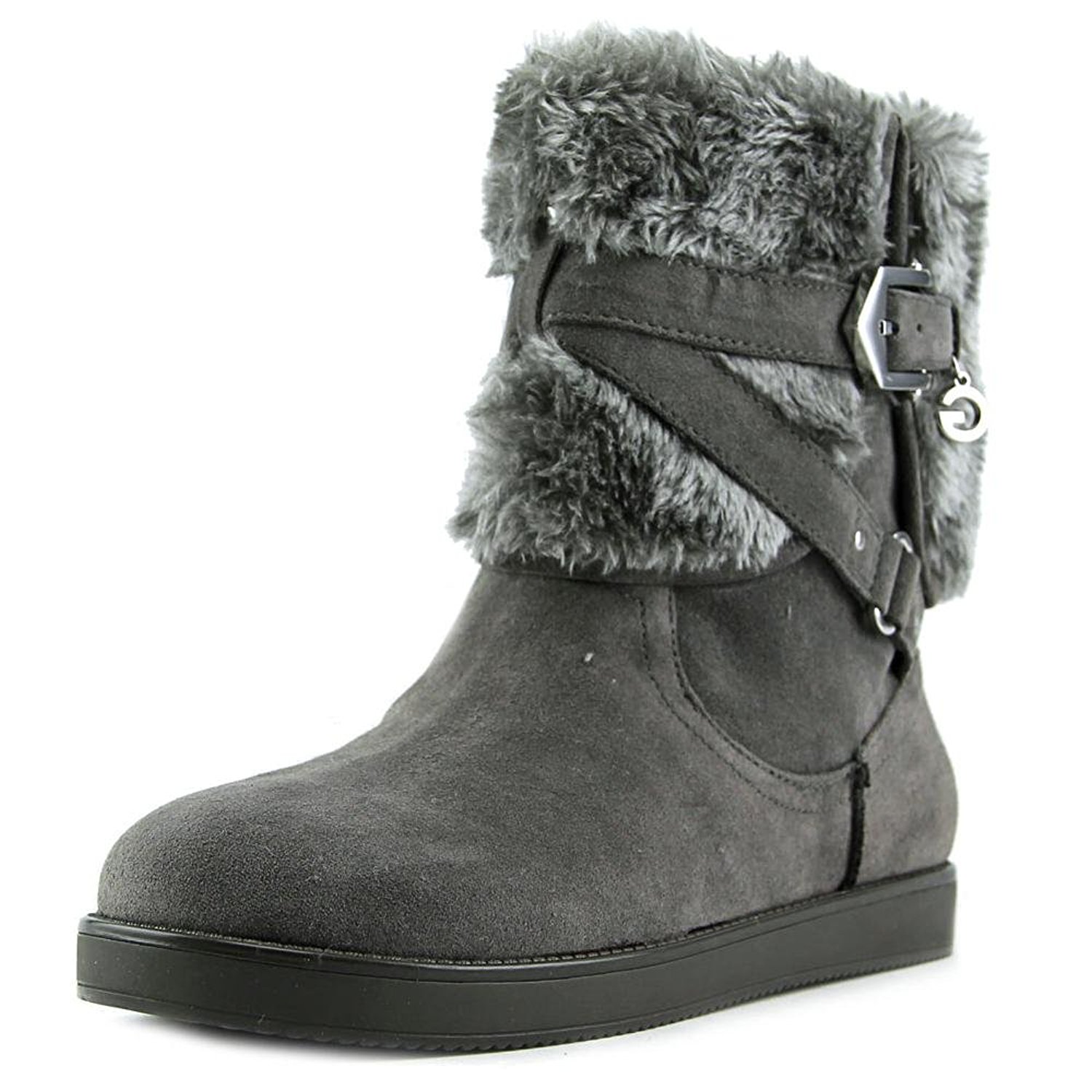 G by Guess Womens ALIXA Faux Fur Round Toe Ankle Cold Gray Multi Size 5.5 G by Guess Womens ALIXA Faux Fur Round Toe Ankle Cold Gray Multi Size 5.5