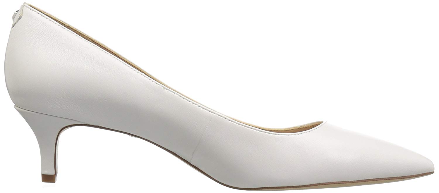 Sam Edelman Womens Dori Leather Pointed Toe Classic Pumps, White, Size 9.0 | eBay