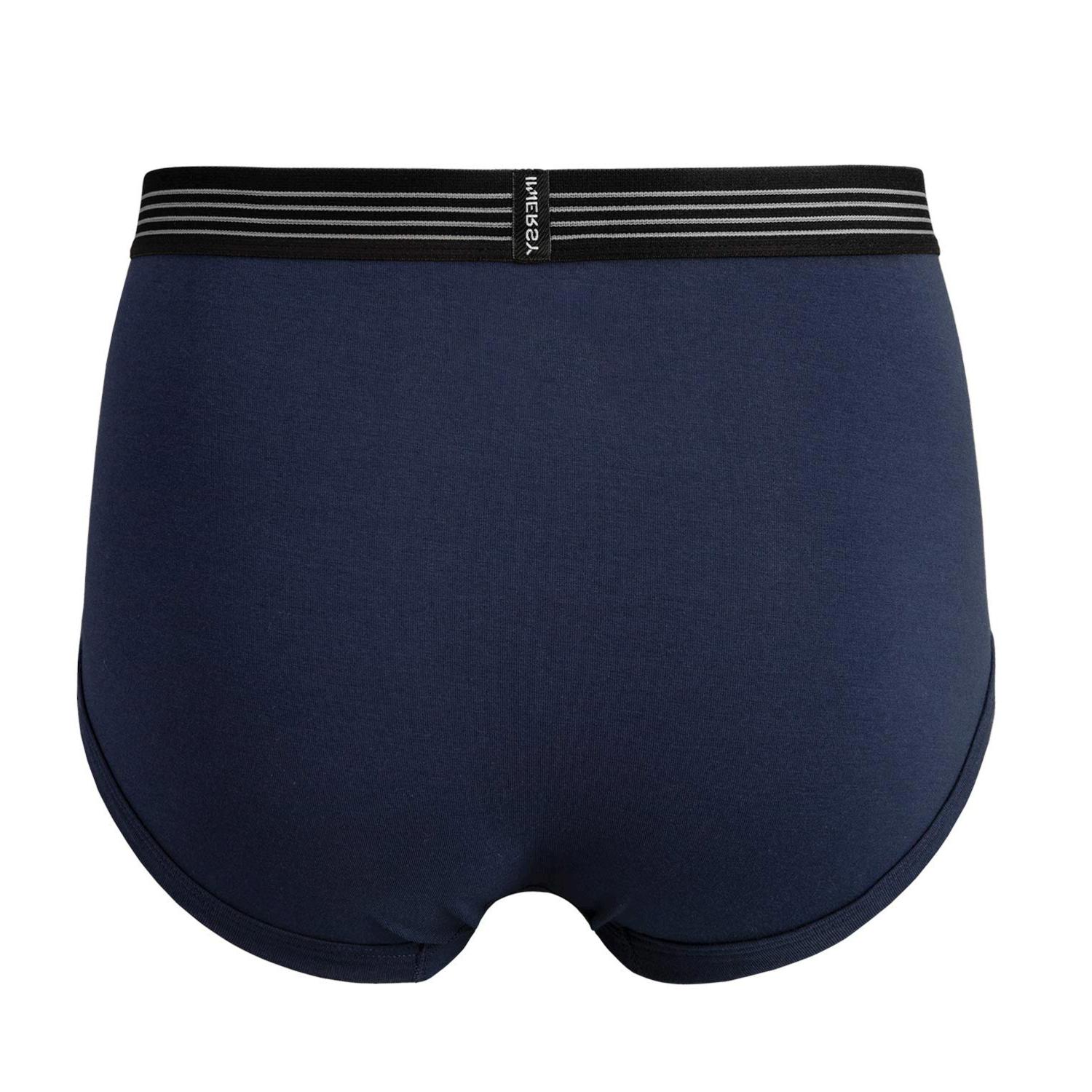 INNERSY MEN'S UNDERWEAR Classic Cotton Briefs with N, Navy Blue, Size  X-Small £12.99 - PicClick UK